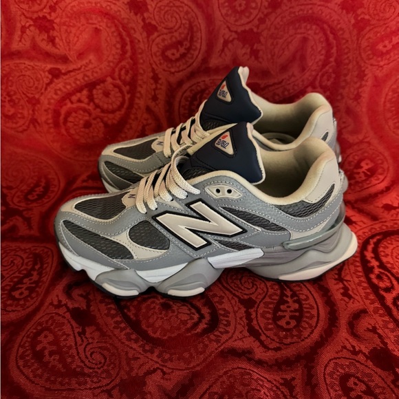 New Balance Gray and Navy Sneakers - Picture 3 of 3